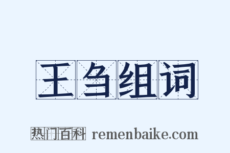 王刍组词是什么意思的图片